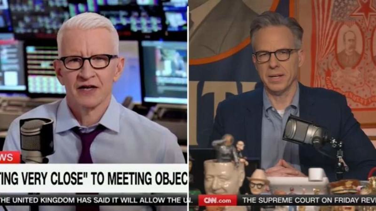 EXCLUSIVE: 'Spaghetti to the Wall' — CNN Stars Anderson Cooper and Jake ...