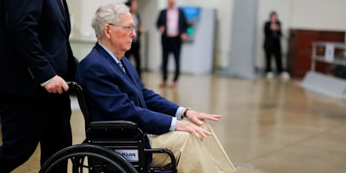 Why is everyone saying they talked to Mitch McConnell for 20 minutes?