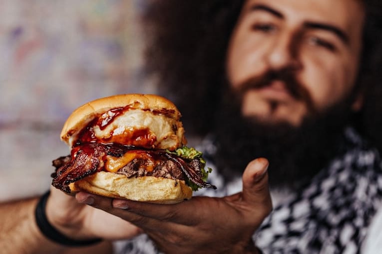 The highest-calorie burger at every major fast-food chain