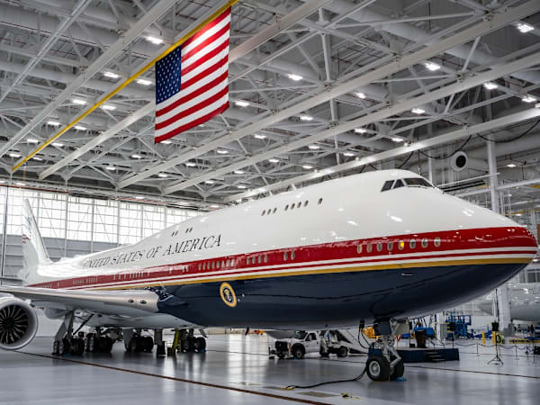 Military unveils new $400M Air Force One plane gifted by Qatar