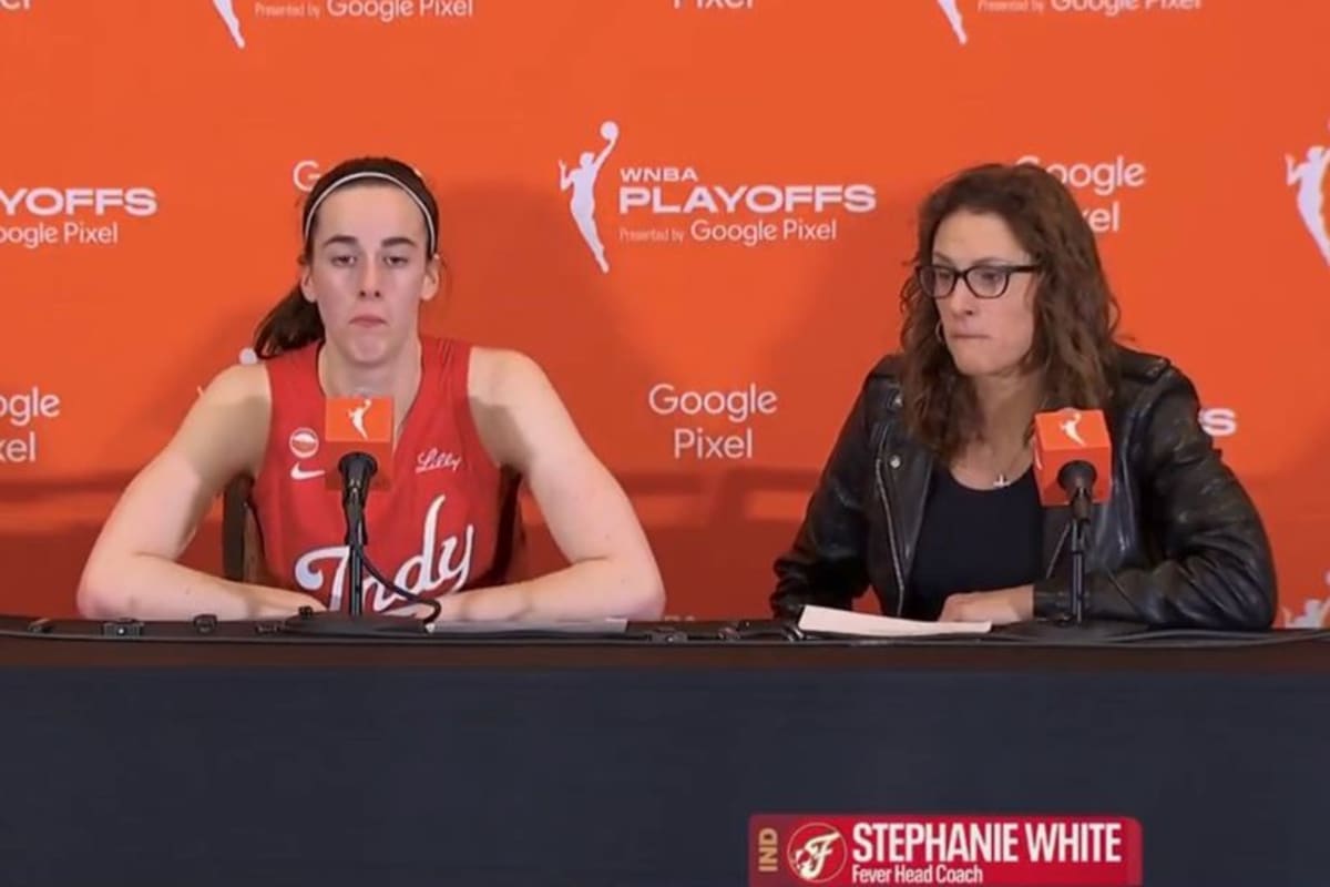New Photo - Caitlin Clark's 2-word response speaks volumes as Fever coach tries to explain playoff exit