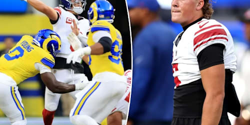 Rams LB Byron Young delivers strong message after injuring Giants QB Jaxson Dart