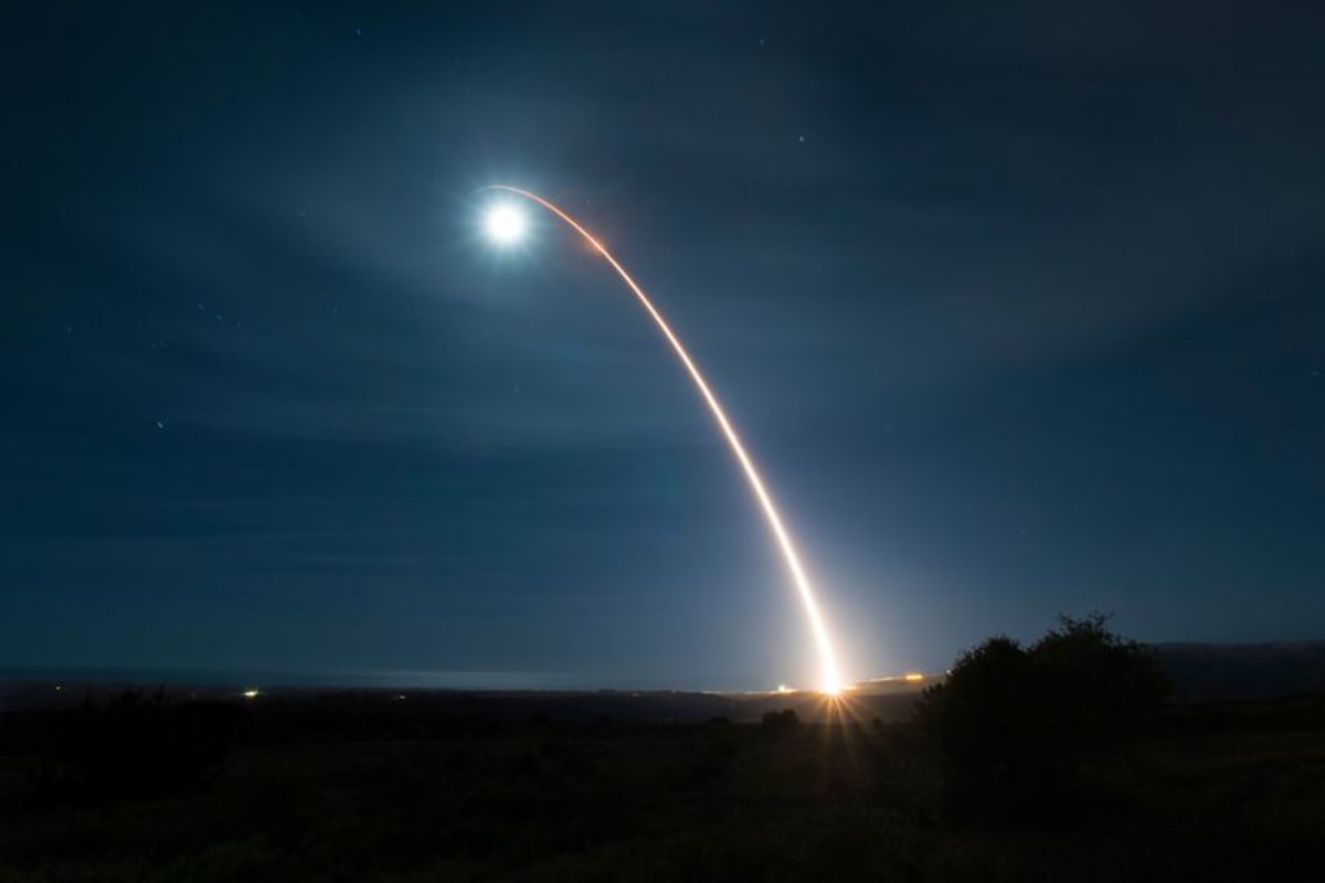 'Doomsday' nuclear ballistic missile test fired by US as Middle East ...