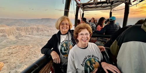 They turned 80 and decided to travel the world