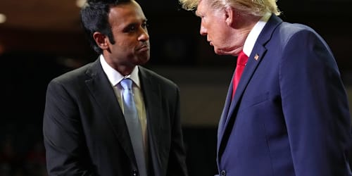 Trump defends Ramaswamy ad as top Republicans call for taking it down