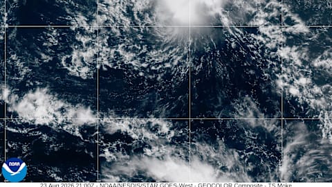 Tropical Storm Moke set to dump more heavy rain on hurricane-stricken Hawaii