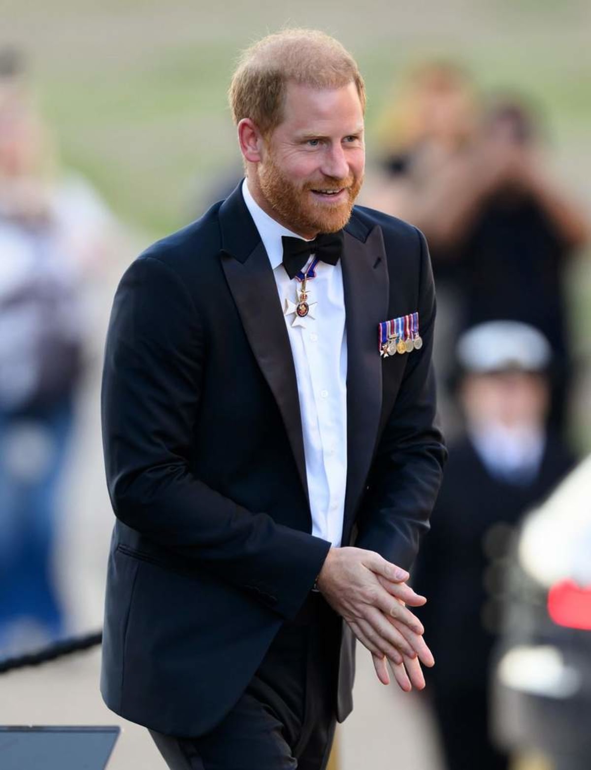 Prince Harry brushes off question about Earl Charles Spencer's ...