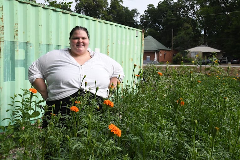 How this gardener's neighbors shared their land to help her start a flower business
