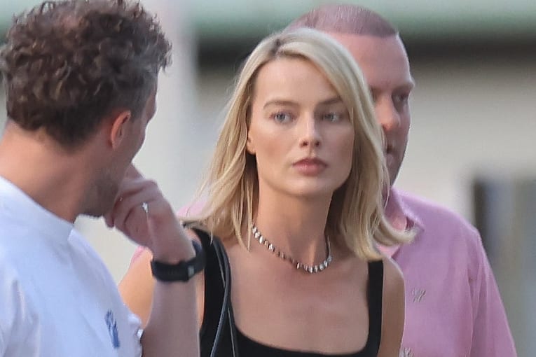 Margot Robbie embraces Parisian romance with an effortless corset look
