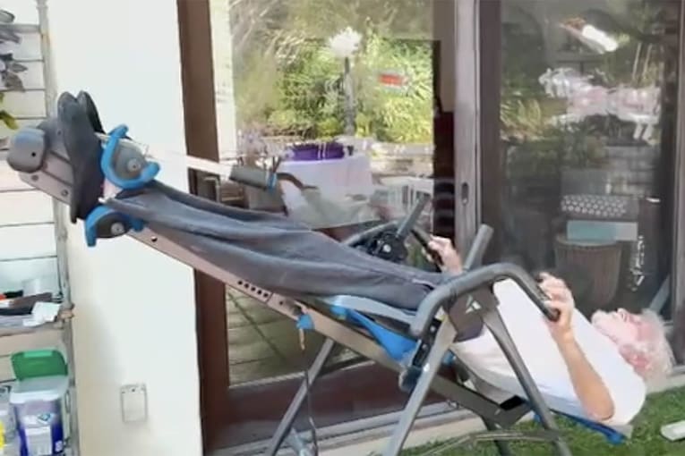 Dick Van Dyke, 100, shares workout video of himself upside down on an inversion table: ‘Keep moving’