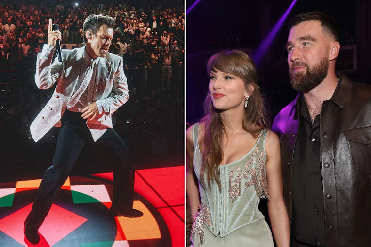 Harry Styles nods to ex Taylor Swift’s wedding to Travis Kelce during Madison Square Garden concert
