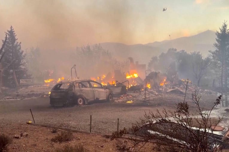 Texas wildfire mushrooms within hours, ripping through ranchlands