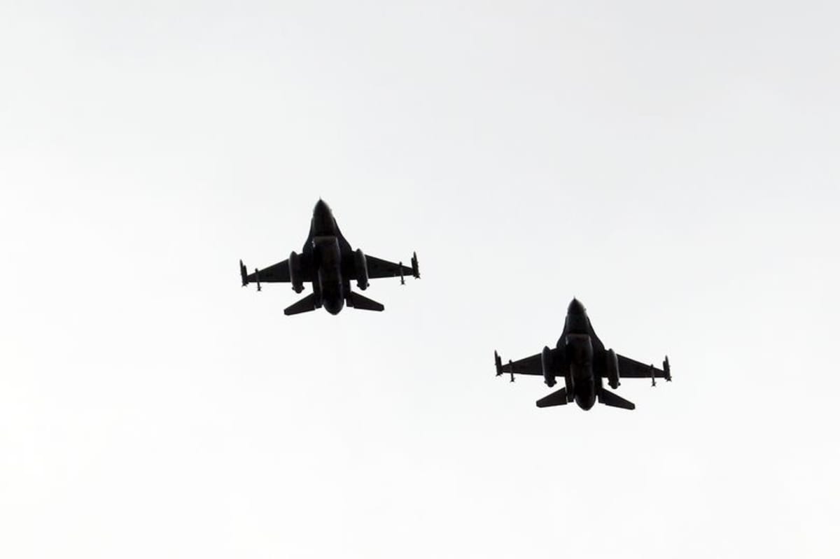 Romanian F-16 fighter jets open fire on attack drones spotted over Europe - AOL