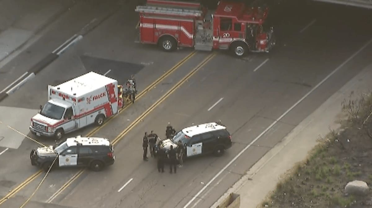 Fatal police shooting closes Friars Rd after man reported with axe at ...
