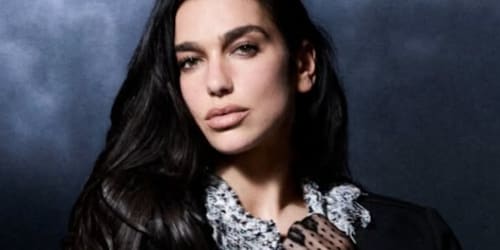 Dua Lipa goes bold in a daring see-through bralette for Vogue Italia