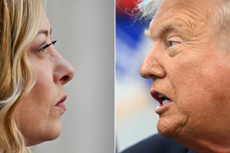 Trump continues war of words with Italy’s Meloni over G7 photo