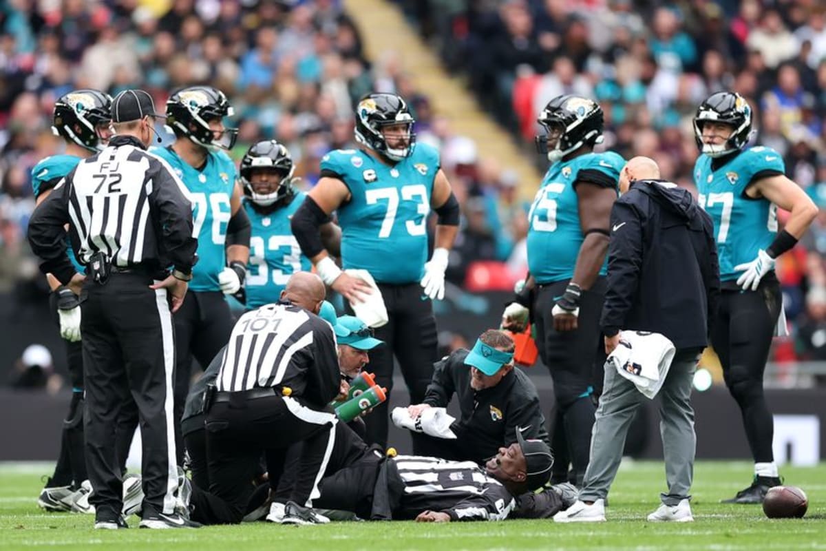 NFL referee carted off with injury in London game is also Kansas middle school principal
