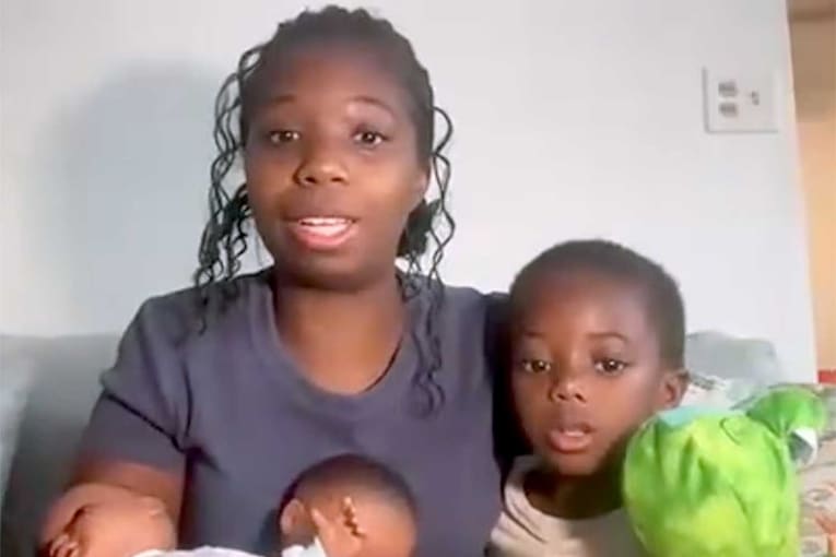 Mom was 'totally not expecting' her son, 3, to go viral for parenting his baby doll