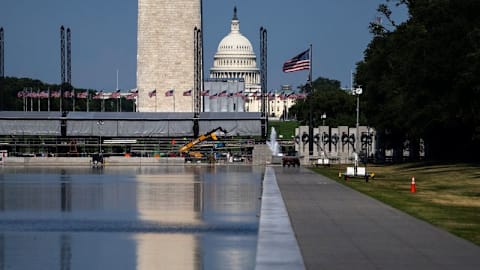 Trump says he will repair National Mall reflecting pool after July 4