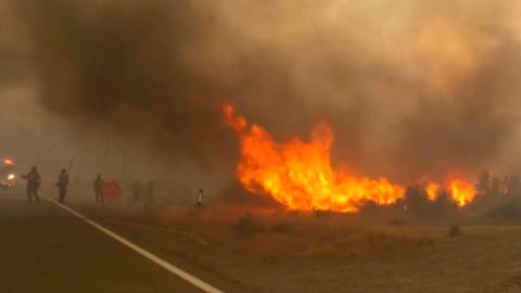 90,000 forced to flee as raging Reno wildfire tears through neighborhoods