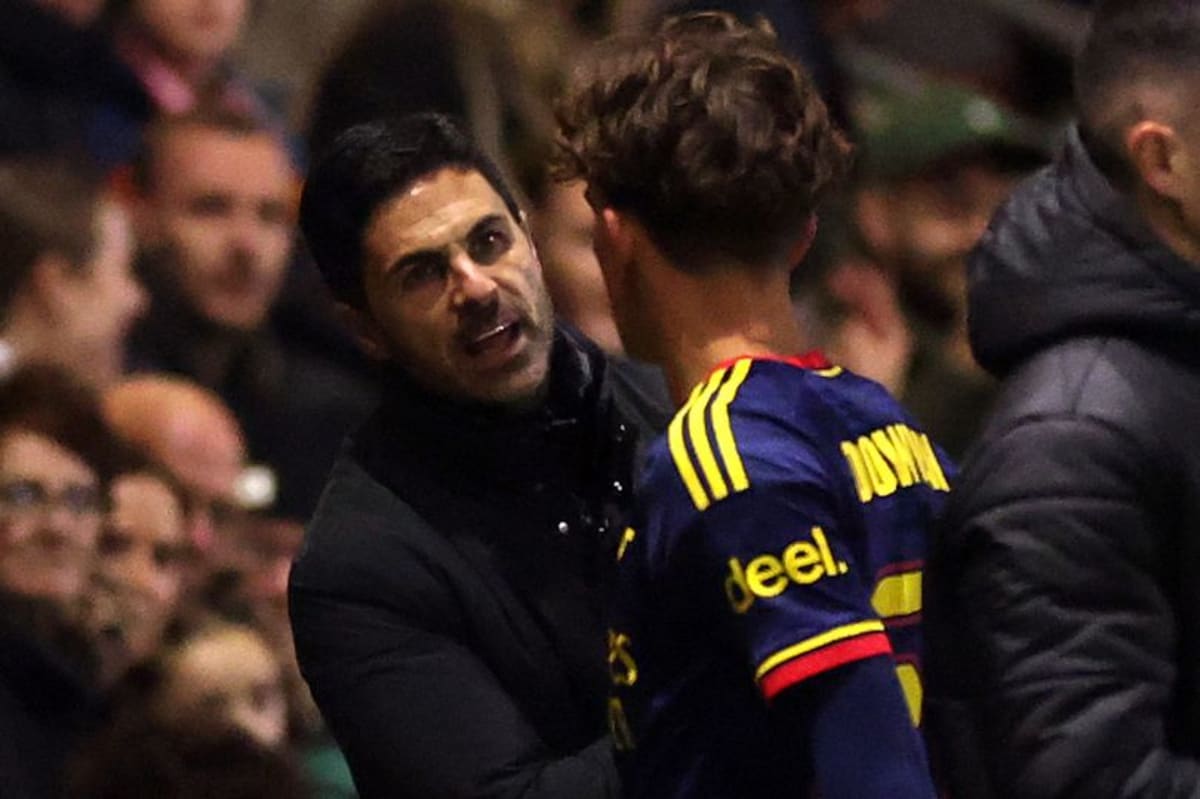 Arsenal boss Mikel Arteta reveals reason for Max Dowman outburst after red card