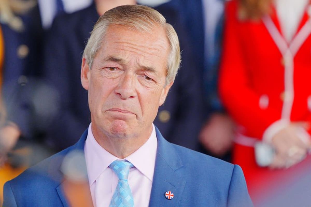 Blow for Farage as poll shows Reform would win fewer seats than Tories and Labour at next election - AOL