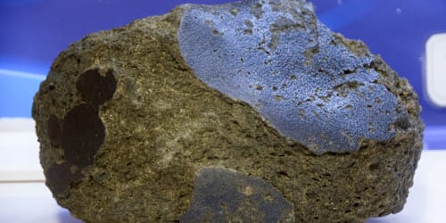 A meteorite crashed through a home. Then 'alien' material was found