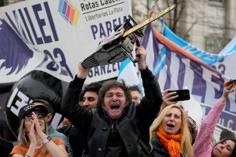 Argentine President Milei won&rsquo;t attend the World Cup final, citing superstition