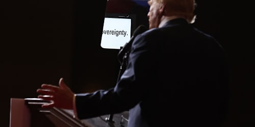 Trump suspends White House teleprompter operator after 'betting $100K on his speeches'