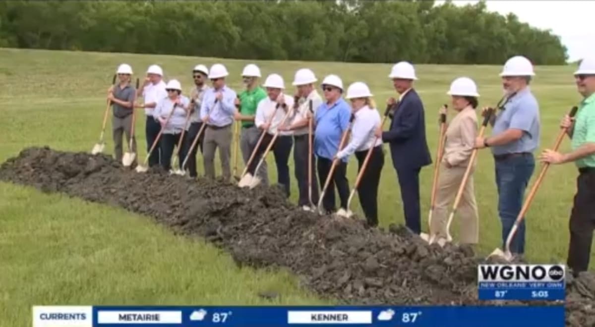 Bayou Segnette Levee Lift Project breaks ground - AOL