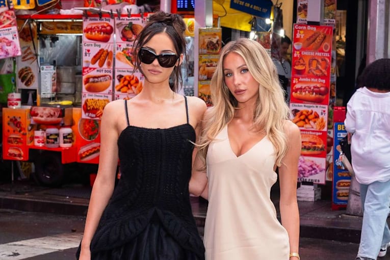 Alix Earle and her sister are a modern day yin and yang in opposing outfits
