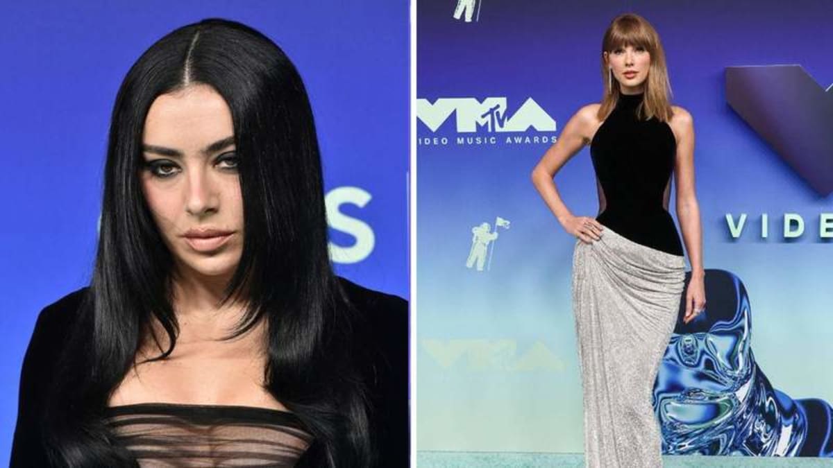 New Photo - Charli XCX Appeared Skeptical of Taylor Swift's Tribute to Fans, Body Language Expert Claims