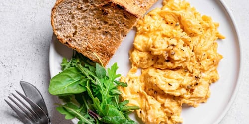 Anthony Bourdain's 1-ingredient upgrade for the creamiest scrambled eggs