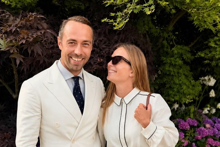 Kate Middleton&rsquo;s brother and sister-in-law make a coordinated style statement at Wimbledon