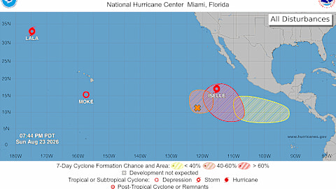 Hurricane forecasters track 9 systems across Atlantic, Pacific
