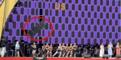 Trump's Freedom 250 stage falls apart while dancers rehearse on it — with piece narrowly missing a performer