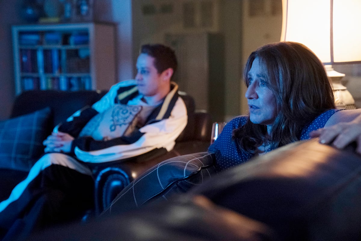 Edie Falco plays Pete Davidson's mom on TV. She 'can only imagine' what ...