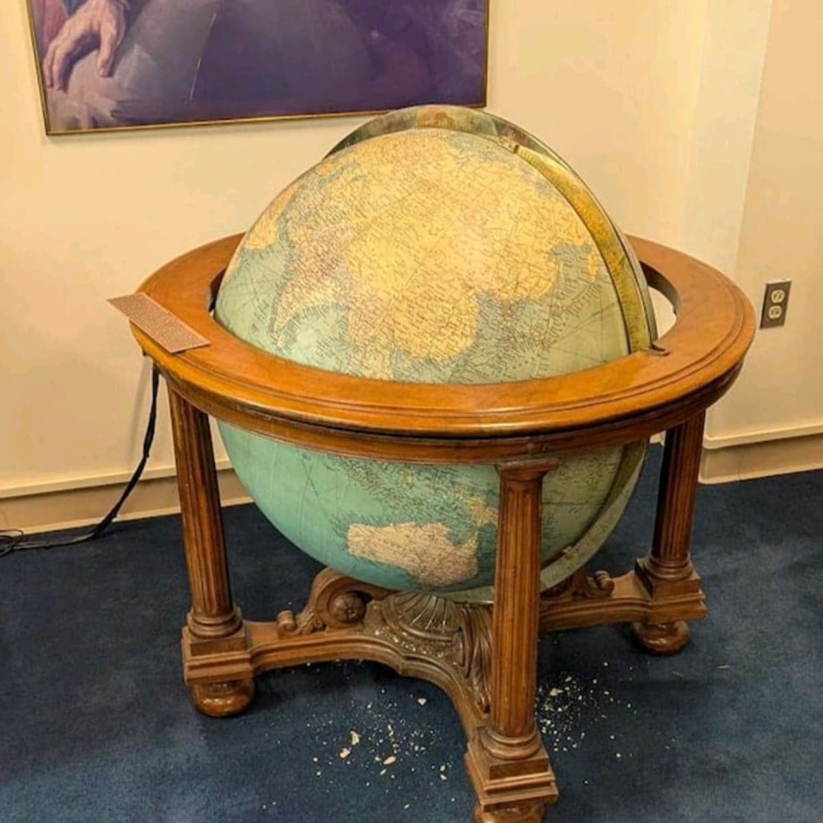 Pete Hegseth’s staff ‘broke Dwight D Eisenhower’s globe’