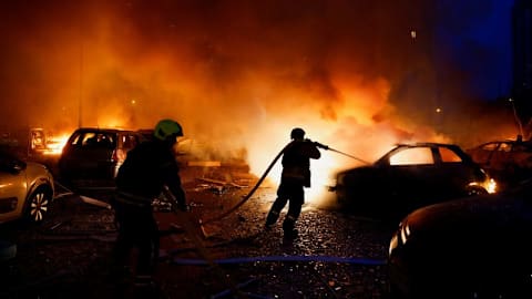 Russian strikes kill 28 in Kyiv area, exposing Ukraine air-defence shortages