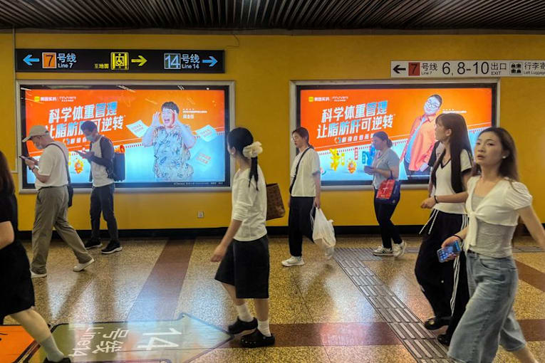 Snoring, subways and stealth ads: How big pharma targets China's waistline