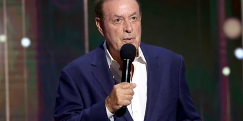 Al Michaels keeps on taking swipes at Donald Trump despite being 'great friend'