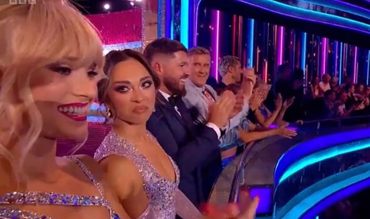 Katya Jones Caught Mouthing Fit At Lawrence Robb On Strictly