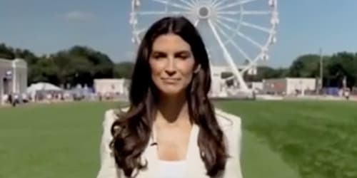 CNN’s Kaitlan Collins trolls Trump by reporting on the state fair in the middle of an empty National Mall