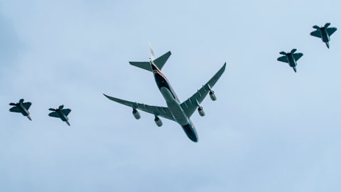 Air Force plane turns back from Antarctica after Russian missile threat