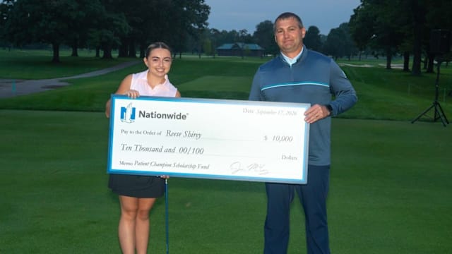 Nationwide honors Ohio teen cancer survivor with $10K scholarship at annual golf event