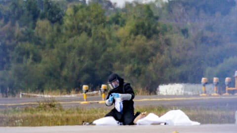 Explosive drone at German airport linked to Russian military intelligence: source