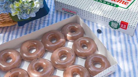 Krispy Kreme is launching blueberry glazed doughnuts for just 4 days, along with a sweet deal