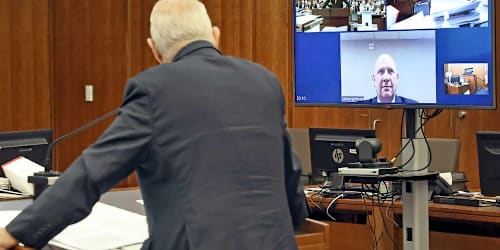 Lindsay Clancy's lawyer snaps at prosecution witness: 'This is not funny, sir'
