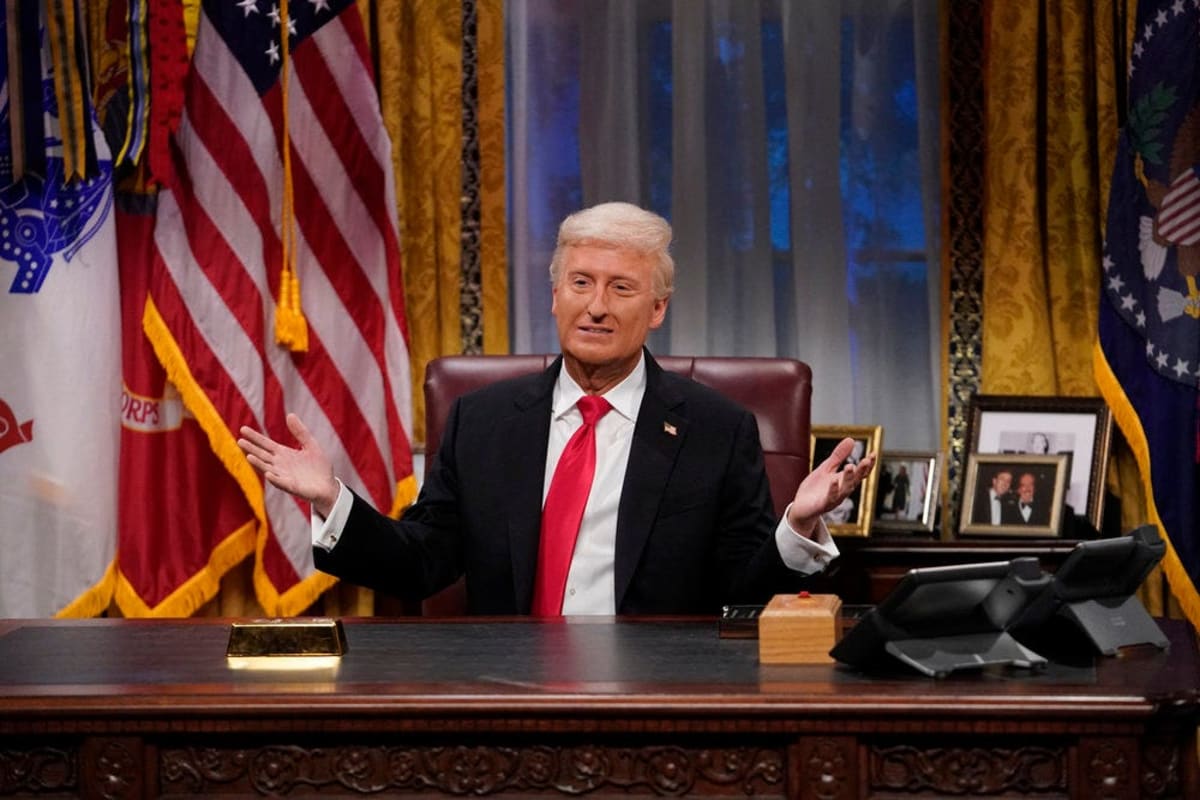 Photo: aol.com SNL Mocks Donald Trump and Mitch McConnell in Midterms Cold Open
