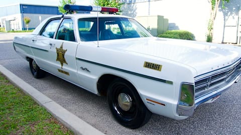 Get after them Duke boys with this Plymouth Fury Hazzard County cop car